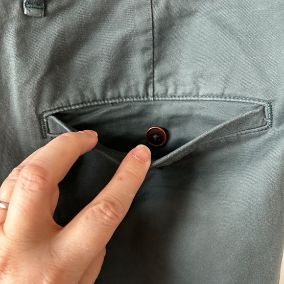 Abercrombie & Fitch Blue Langdon Skinny Chino 31 x 32 Preppy Y2K Academia office - Picture 5 of 11